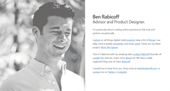 Desktop Screenshot of benrabicoff.com